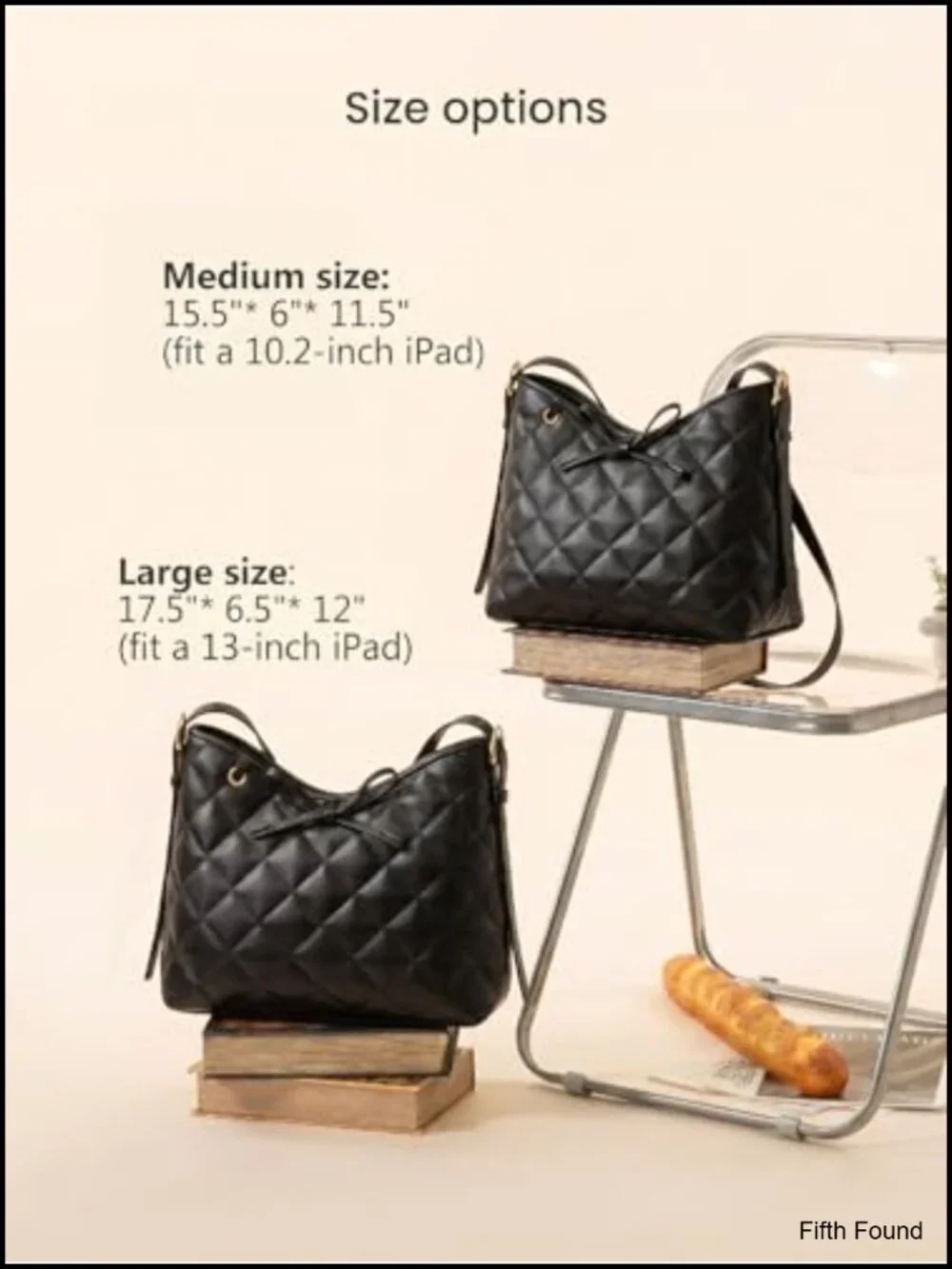 Soft PU Leather Hobo Handbag Quilted Crossbody Bag with Cherry Pendant